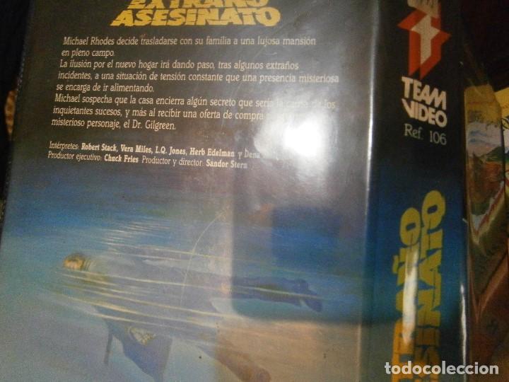 Cine: EXTRA&Ntilde;O ASESINATO-VHS - Foto 4