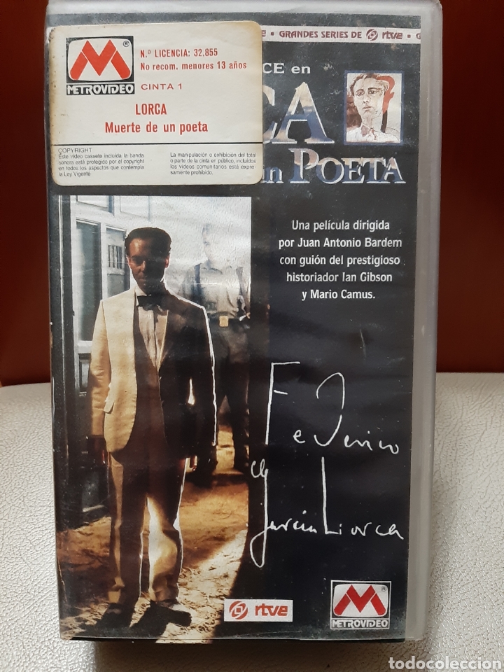 Cin&eacute;ma: 2 VHS Lorca, muerte de un poeta