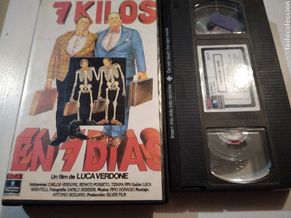 Cinema: VHS- 7 kilos en 7 dias- Renato Posseto