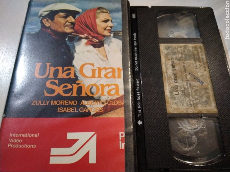 Cinema: VHS- Una gran se&ntilde;ora- Alberto Closas- Edici&oacute;n antiguisima