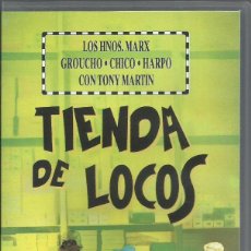 Cine: TIENDA DE LOCOS (1941) THE MARX BROTHERS VHS. Lote 210074797