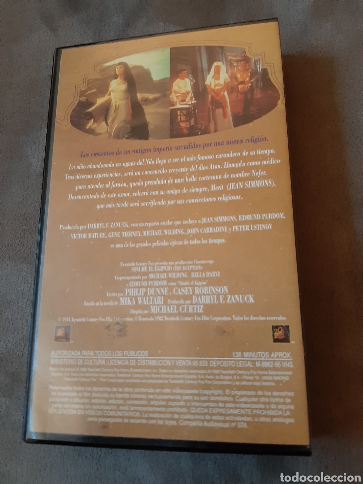 Cine: VHS Sinuh&eacute; El Egipcio - Foto 2