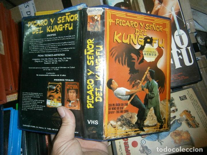 Cine: PICARO Y SE&Ntilde;OR DEL KUNG FU VHS CAJA GRANDE