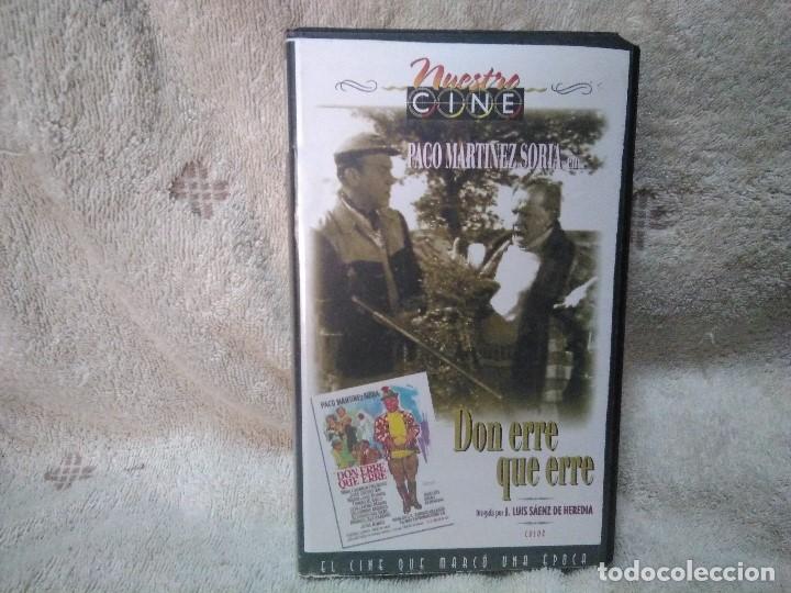 Cine: Pelicula vhs &rdquo; Don erre que erre &rdquo; cine espa&ntilde;ol