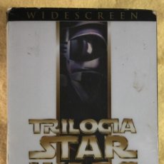Cine: TRILOGIA STAR WARS - VHS - WIDESCREEN - ORIGINAL EDITION. Lote 212882525