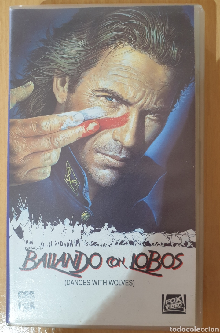 Cine: VHS BAILANDO CON LOBOS - Foto 1