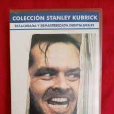 Cine: VHS PELÍCULA 1980. EL RESPLANDOR. STANLEY KUBRICK. JACK NICHOLSON Y SHELLEY DUVAL. TERROR/MISTERIO. Lote 213721276