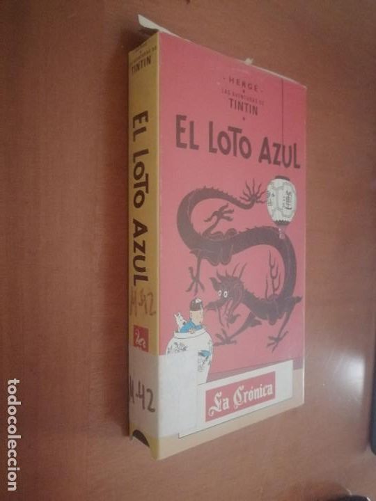 Cinema: EL LOTO AZUL. TINTIN. EN CAJA CARTON. CON PEGATINA EN EL LOMO. VHS EN BUEN ESTADO
