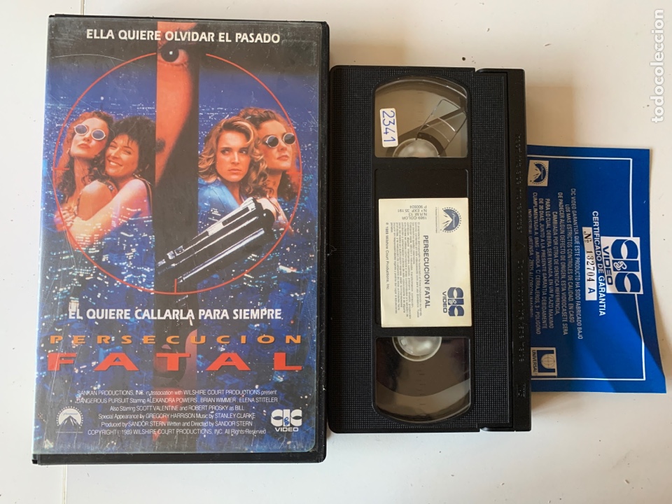 Cine: Persecuci&oacute;n fatal VHS - Foto 1