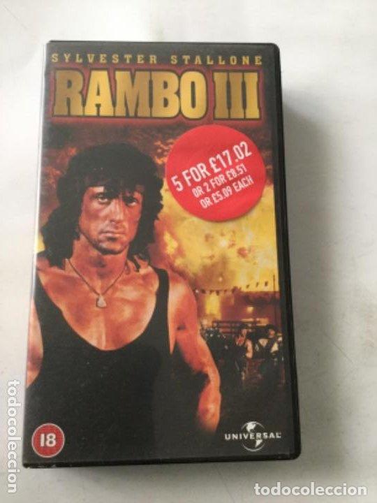Cine: VHS - rambo III - en ingl&eacute;s - Foto 1