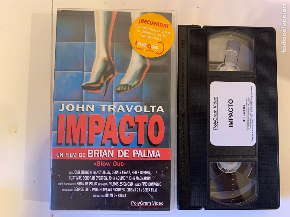 Cine: Impacto John Travolta VHS - Foto 1