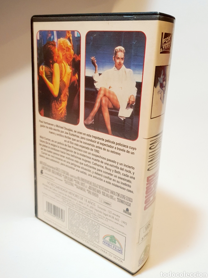 Cine: INSTINTO B&Aacute;SICO - VHS - Foto 2