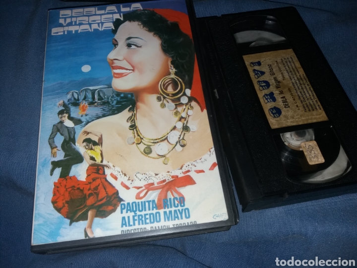 Cine: Debla la virgen gitana- vhs- paquita rico