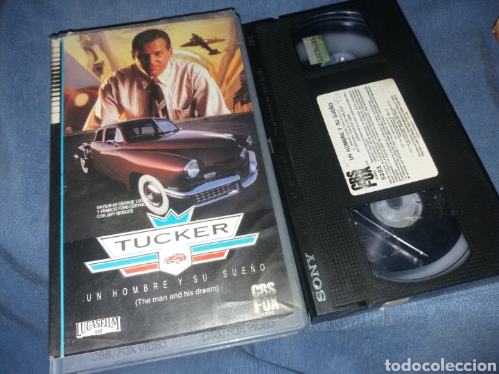 Cine: Tucker- vhs- jeff bridges- 1 edicion