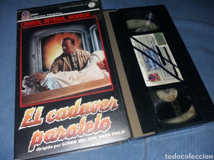 Cine: EL CADAVER PARALELO (Det Parallelle lig)- VHS- 1982- SOREN MELSON