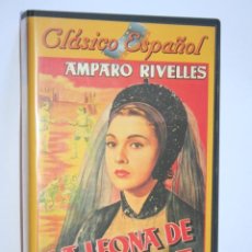 Cine: LA LEONA DE CASTILLA (AMPARO RIVELLES, VIRGILIO TEIXEIRA, ALFREDO MAYO, MANUEL LUNA) VHS CINE DRAMA. Lote 221252986