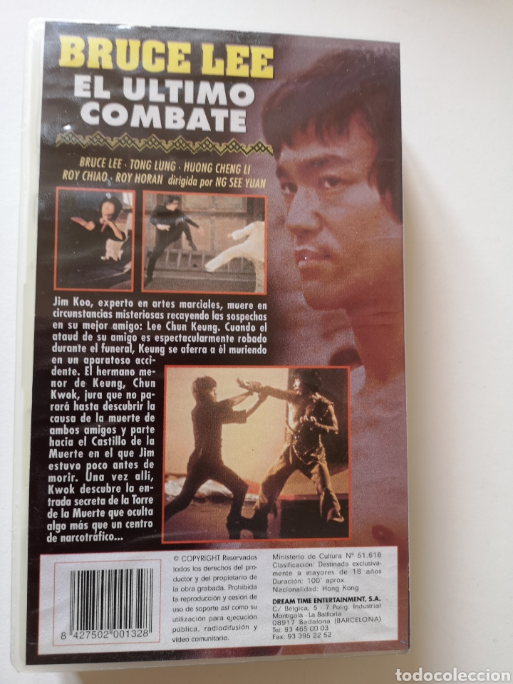 Cine: El &Uacute;ltimo Combate Bruce Lee VHS - Foto 2