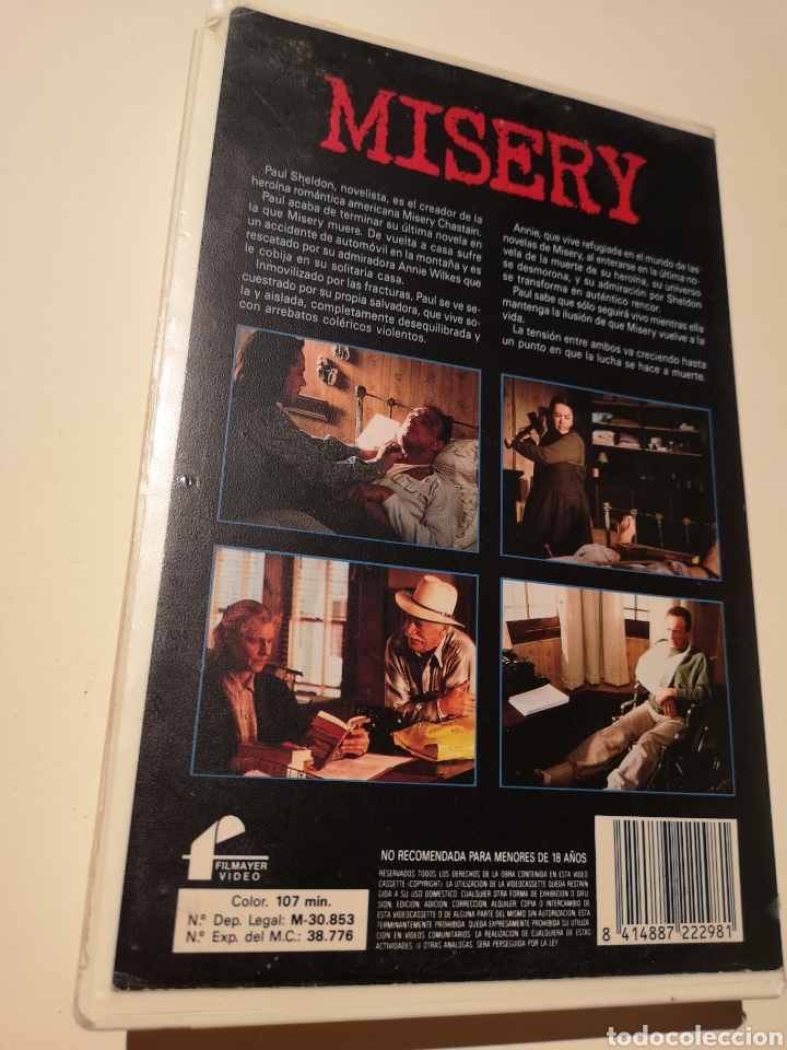 Cine: Misery Cine de Terror VHS - Foto 2 - 221726805