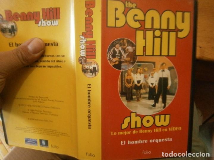 Cine: PELICULA VHS, THE BENNY HILL SHOW, EL HOMBRE ORQUESTA