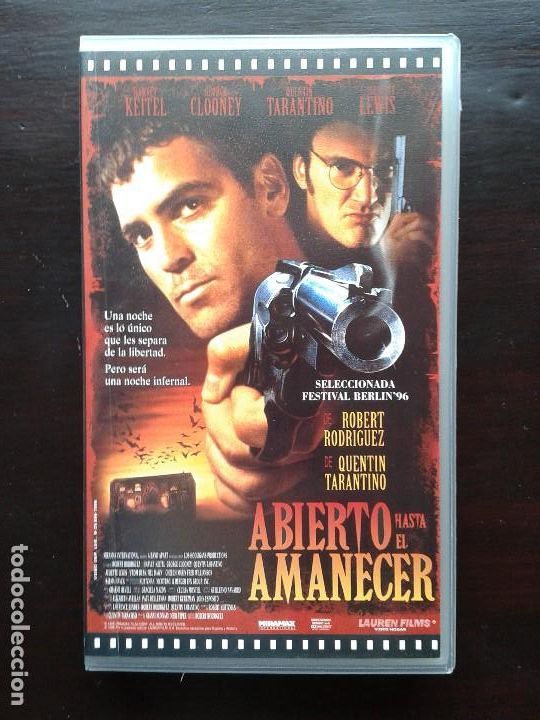 Cine: ABIERTO HASTA EL AMANECER (1996) VHS