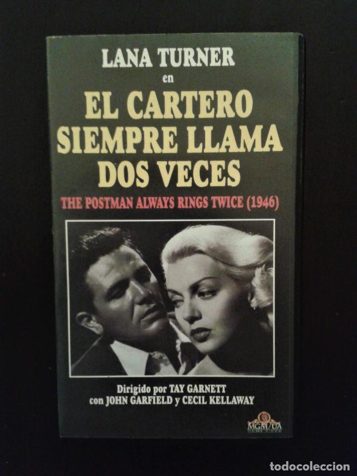 Cinema: EL CARTERO SIEMPRE LLAMA DOS VECES (1946) VHS Lana Turner, John Garfield