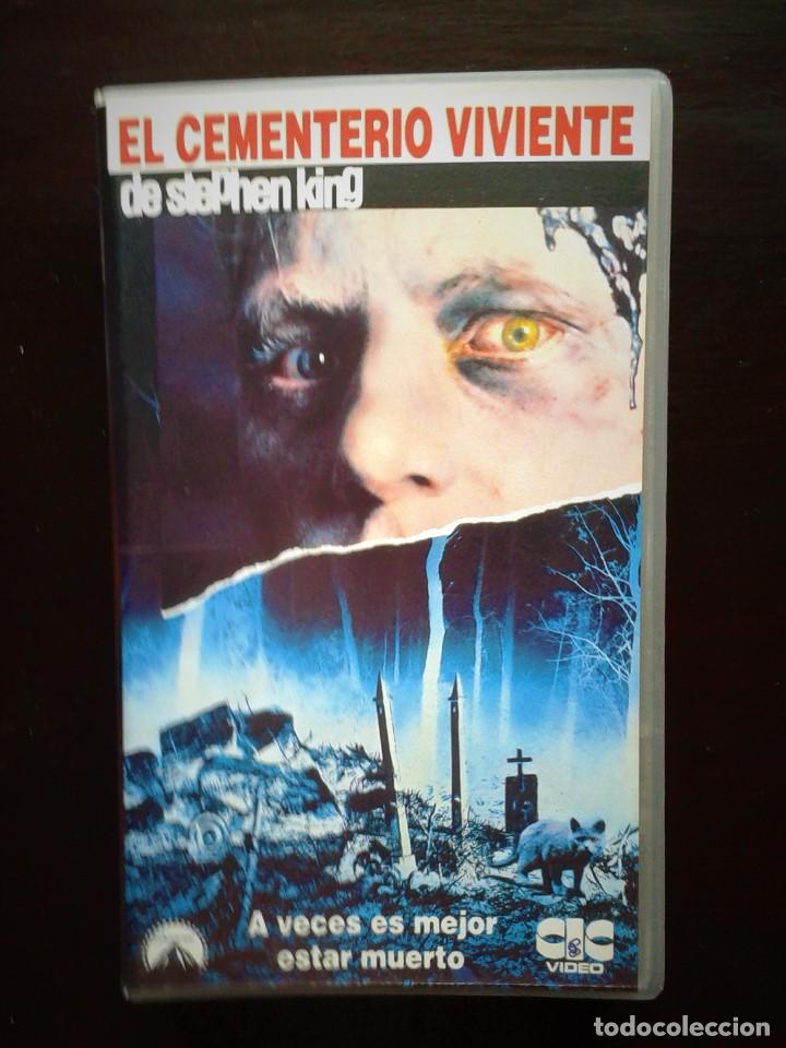 Cine: EL CEMENTERIO VIVIENTE (1989) VHS Stephen King (CEMENTERIO DE ANIMALES)