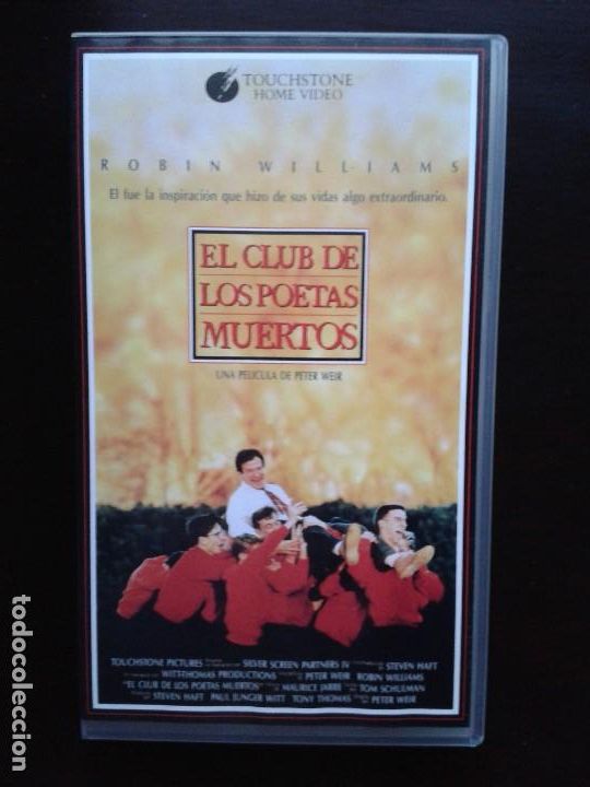 Cine: EL CLUB DE LOS POETAS MUERTOS (1989) VHS Robin Williams