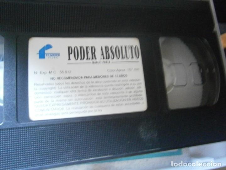 Cine: PELICULA VHS, PODER ABSOLUTO - Foto 2