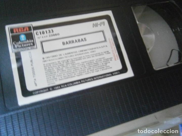 Cine: PELICULA VHS, BARRABAS - Foto 2