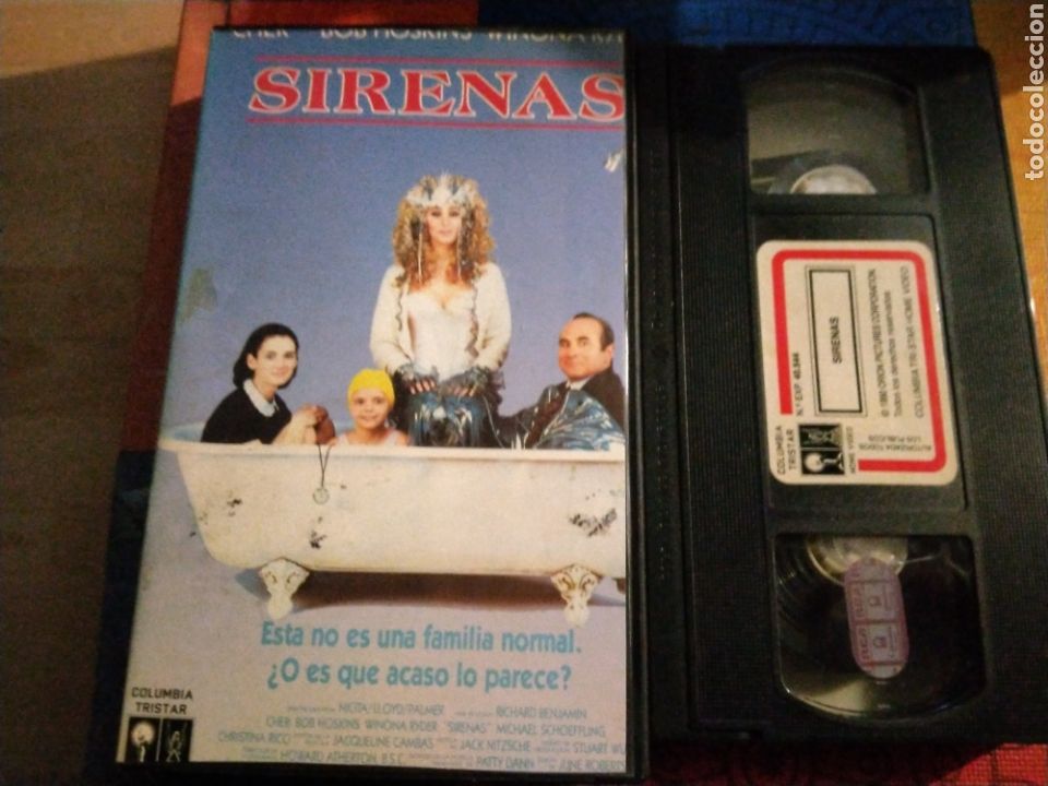 Cine: VHS- Sirenas- Cher - Foto 1
