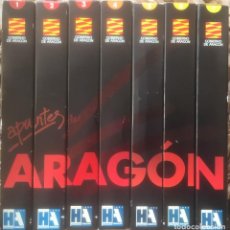 Cine: APUNTES DE ARAGÓN - VHS 7 CINTAS - HERALDO DE ARAGÓN 1995. Lote 222725093