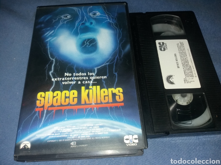 Cin&eacute;ma: SPACE KILLERS- VHS- SCIFI- BUEN SERIE B DE ALIENIGENAS UNICO- descatalogado