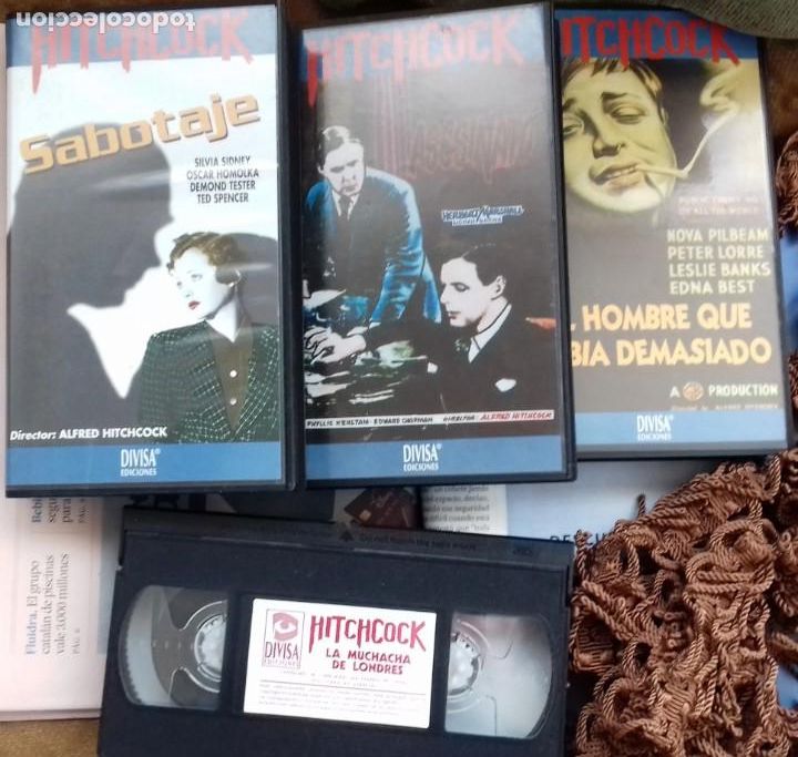 Cine: 4 PELICULAS HITCHCOCK DE SU PRIM&Eacute;RA &Eacute;POCA VHS