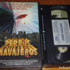 Cine: EL REGRESO DE LOS PERROS CALLEJEROS / PERROS NAVAJEROS - VALENTIN TRUJILLO, BLANCA GUERRA - VHS. Lote 224512746