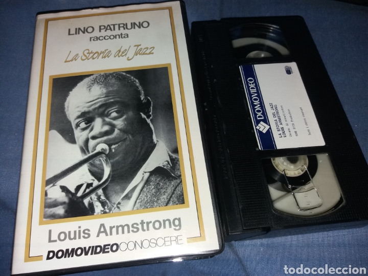 Cine: Louis armstrong- la storia del jazz- vhs