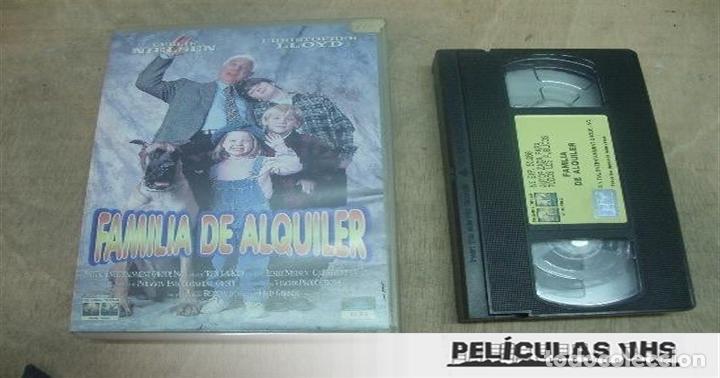 Cine: Pel&iacute;cula Familia De Alquiler en VHS