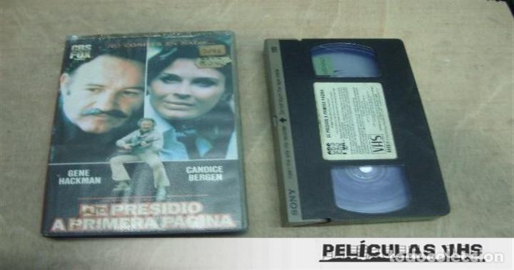 Cin&eacute;ma: Pel&iacute;cula De Prisidio A Primera P&aacute;gina en VHS