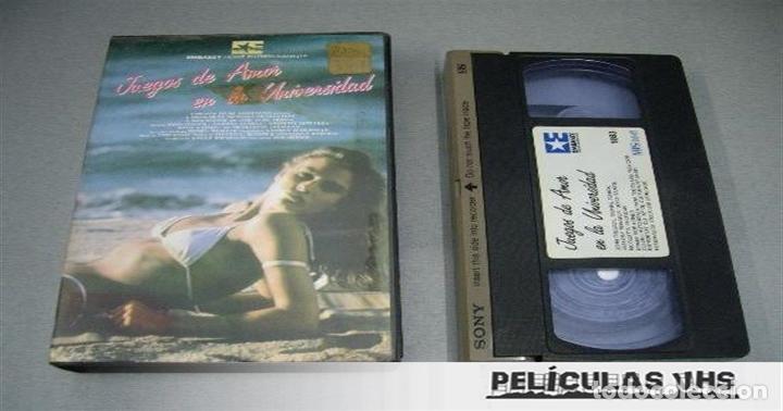 Cinema: Pel&iacute;cula Juegos De Amor En La Universidad en VHS