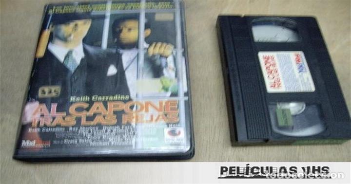 Cinema: Pel&iacute;cula Alcapone Tras Las Rejas en VHS