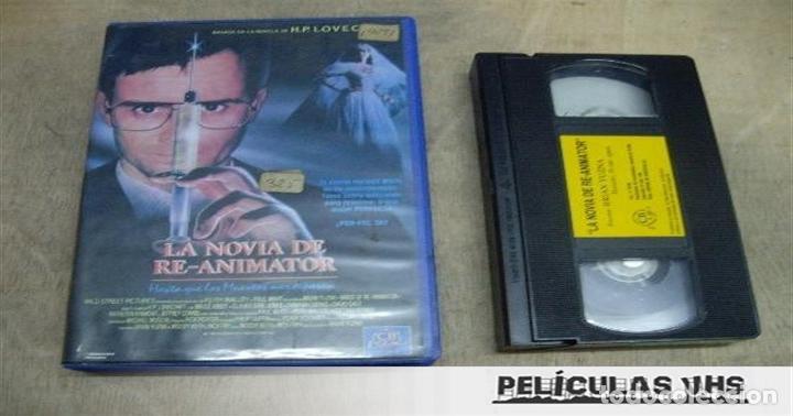 Cine: Pel&iacute;cula La Novia De Re-Animator en VHS