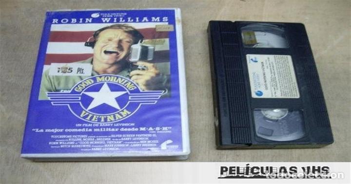 Cinema: Pel&iacute;cula Good Morning Vietnam en VHS