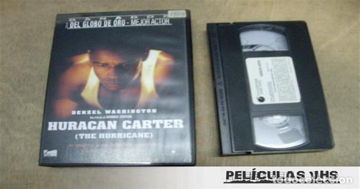 Cin&eacute;ma: Pel&iacute;cula Huracan Carter en VHS