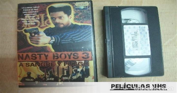 Cine: Pel&iacute;cula Nasty Boys 3 A Sangre Y Fuego en VHS