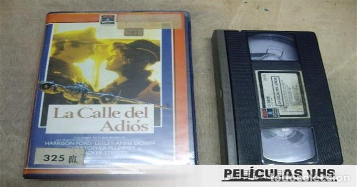 Cin&eacute;ma: Pel&iacute;cula La Calle Del Adi&oacute;s en VHS