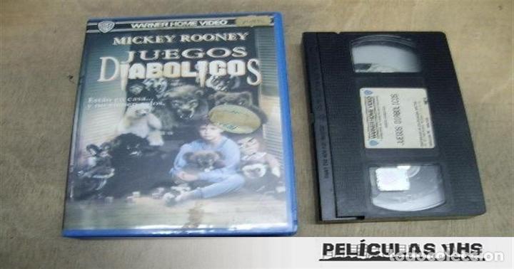 Cine: Pel&iacute;cula Juegos Diab&oacute;licos en VHS