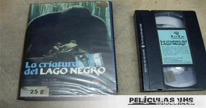 Cine: Pel&iacute;cula La Criatura Del Lago Negro en VHS