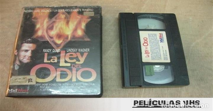Cinema: Pel&iacute;cula La Ley Del Odio en VHS