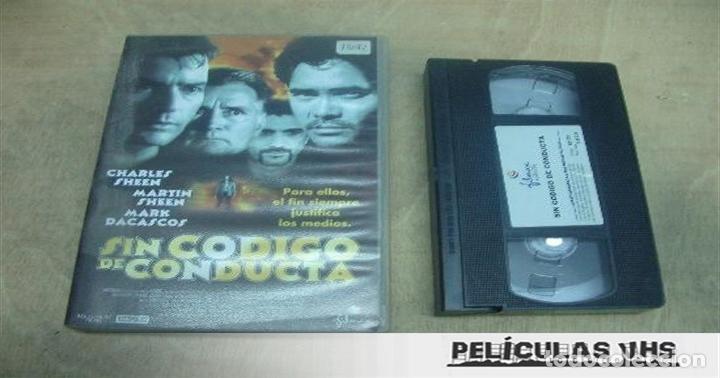 Cine: Pel&iacute;cula Sin C&oacute;digo De Conducta en VHS - Foto 1