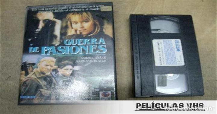 Cine: Pel&iacute;cula Guerra De Pasiones en VHS