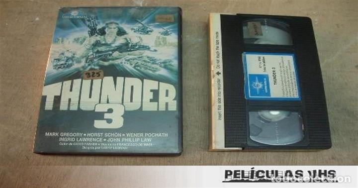Cinema: Pel&iacute;cula Thunder 3 en VHS